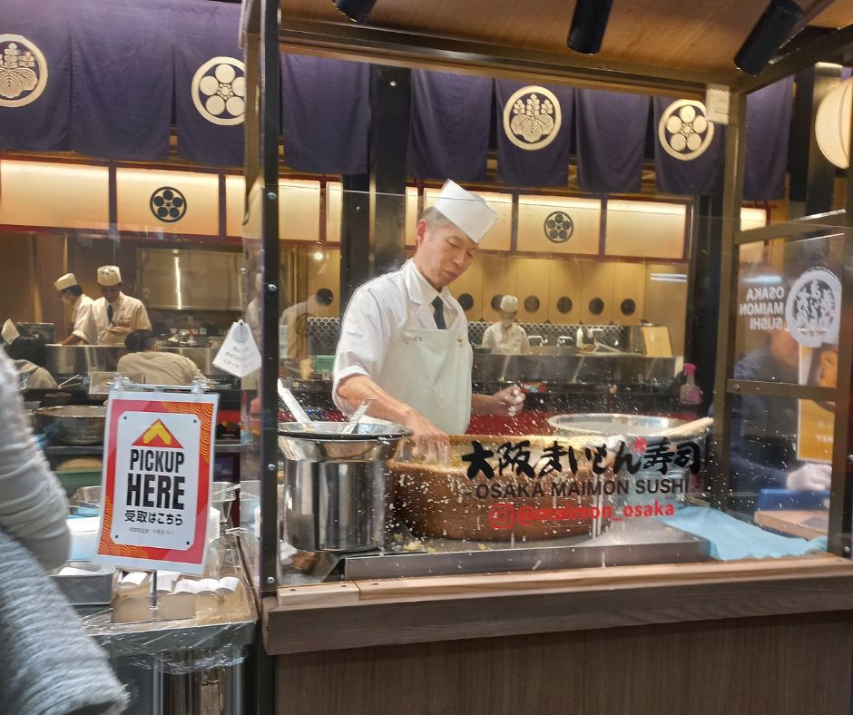 Oszaka – ahol a sushi is showműsor